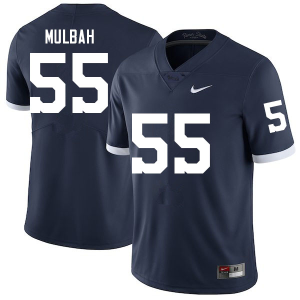 NCAA Nike Men's Penn State Nittany Lions Fatorma Mulbah #55 College Football Authentic Navy Stitched Jersey GXE6398VH